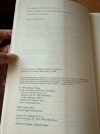 El normal caos del amor: Las nuevas formas de l...