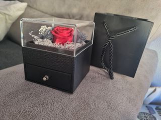 Colgante con Rosa Preservada