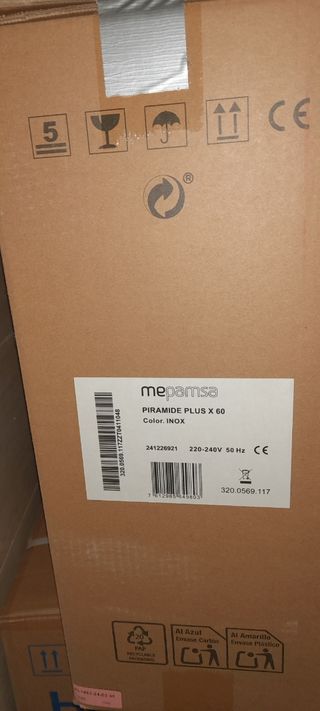 Campana extractora Mepamsa Pirámide Plus 60 inox