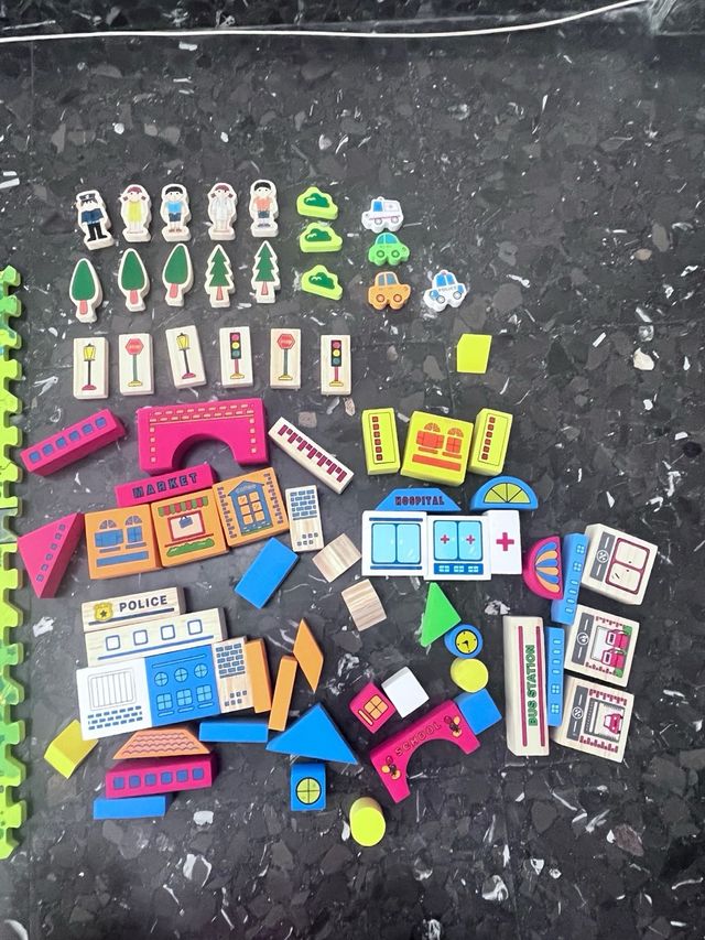 Bloques de construcción de goma EVA