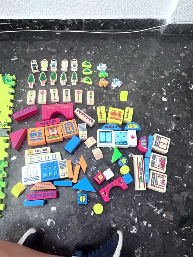 Bloques de construcción de goma EVA