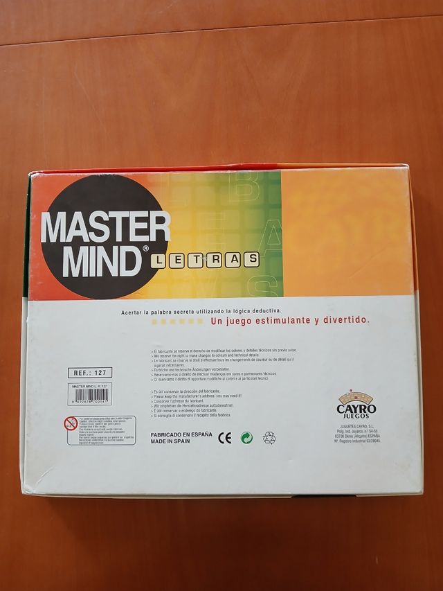 Juego de mesa Master Mind Letras