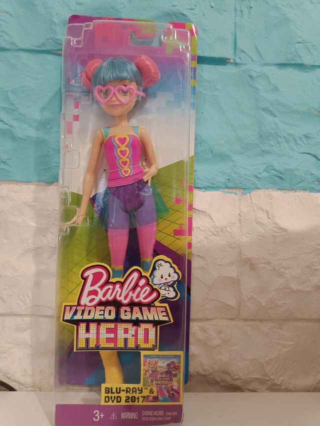 Muñeca Barbie Videojuego Hero Blu-ray DVD 2017