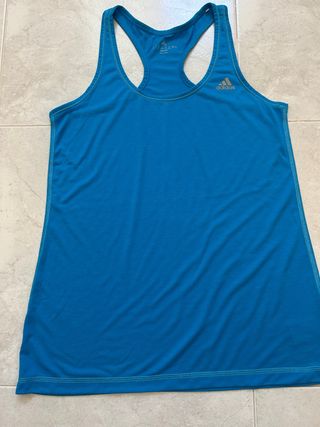 Camiseta deportiva Adidas azul