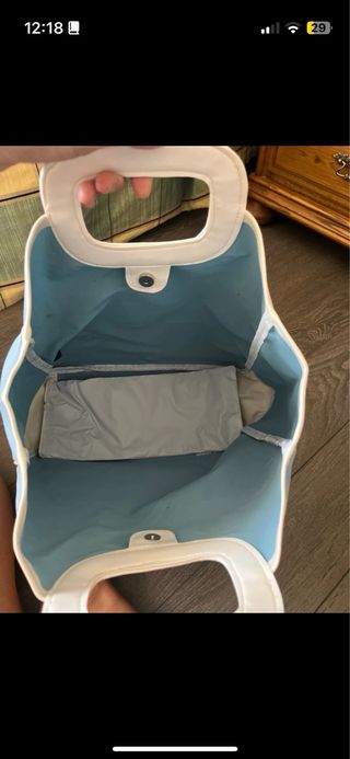 Bolso Adolfo Domínguez Azul Nuevo