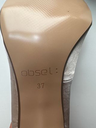 Elegantes zapatos de fiesta platino vera pelle