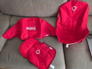 CONJUNTO FUNDAS BUGABOO CAMALEON.  *COLOR ROJO*