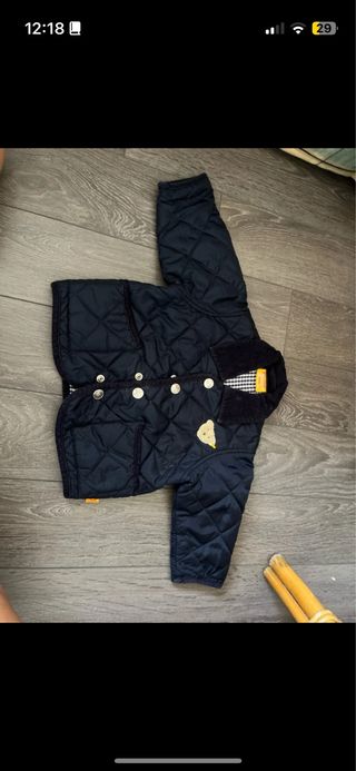 Cazadora Guateada Steiff Azul Talla 68cm