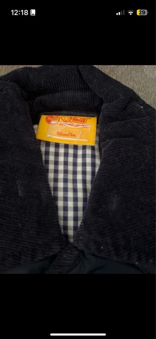 Cazadora Guateada Steiff Azul Talla 68cm