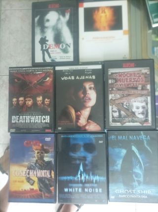 PELÍCULAS DE TERROR OFERTA ESPECIAL 8 DVD