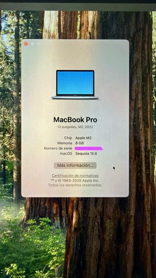 Ordenador Portátil Apple MacBook
PRO 13 M2 512gb
