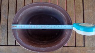 Maceta bonsái ovalada de terracota 