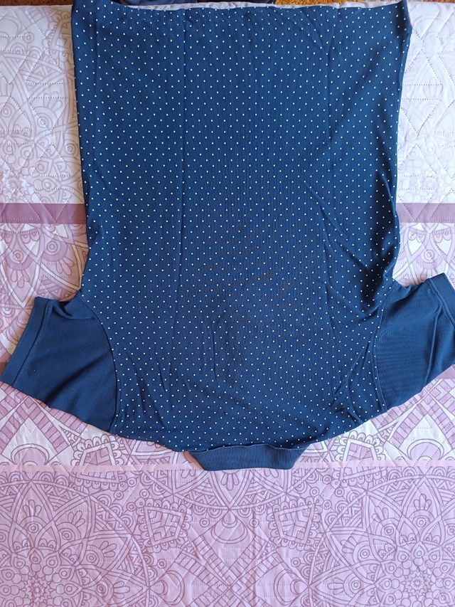 Polo Purificación García Azul Lunares