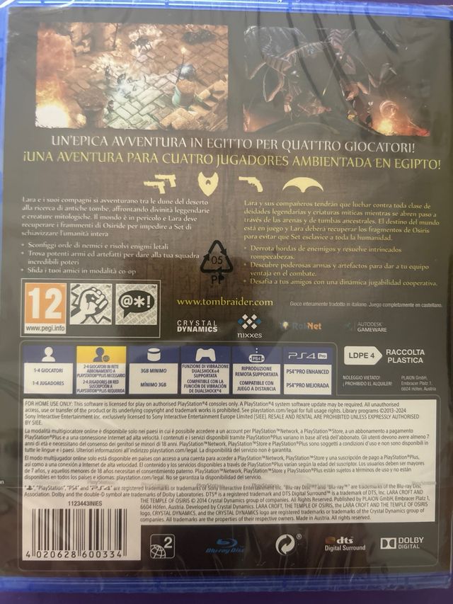 Lara Croft PS4 - Temple of Osiris