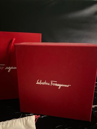 Cinturón Salvatore Ferragamo Negro Hebilla Gancini
