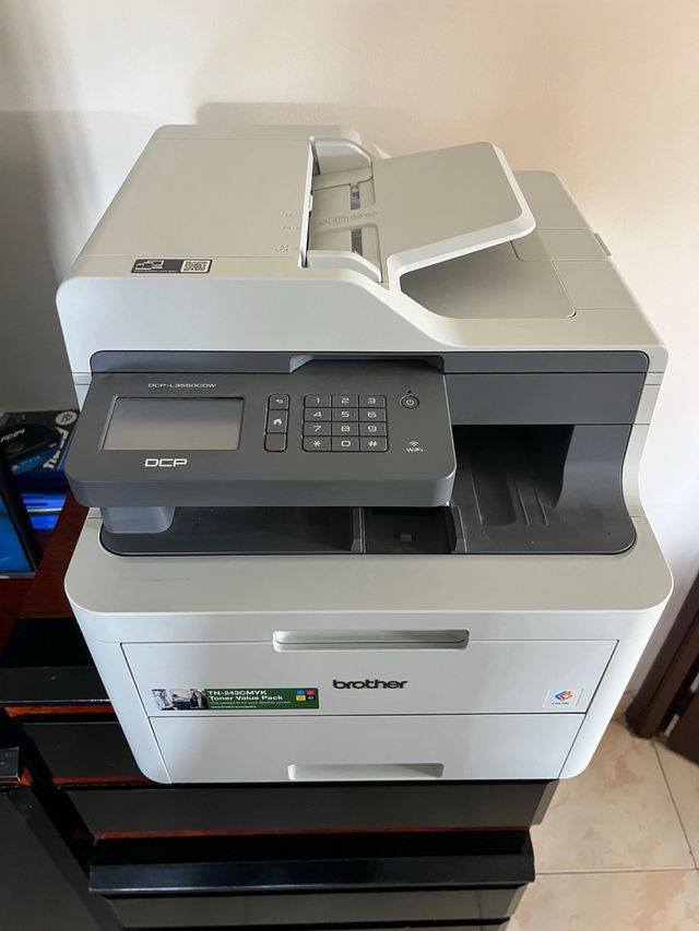 Impresora Brother Blanca Multifunción