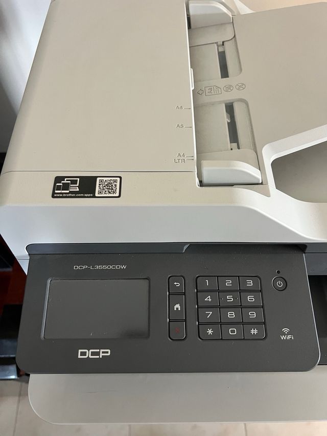 Impresora Brother Blanca Multifunción