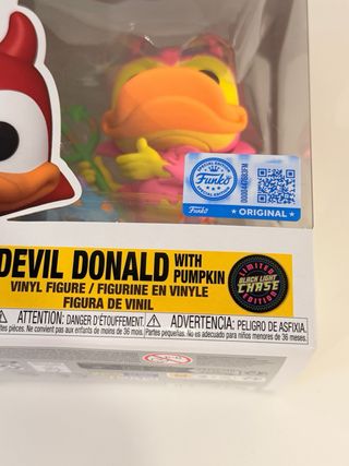 Funko Pop! Devil Donald #1446 Chase Disney