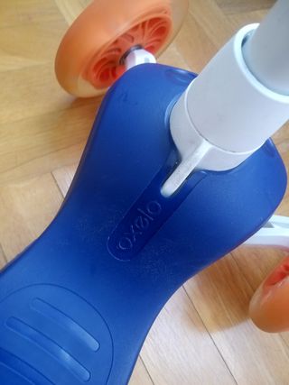 Patinete Oxelo 3 Ruedas Azul Naranja