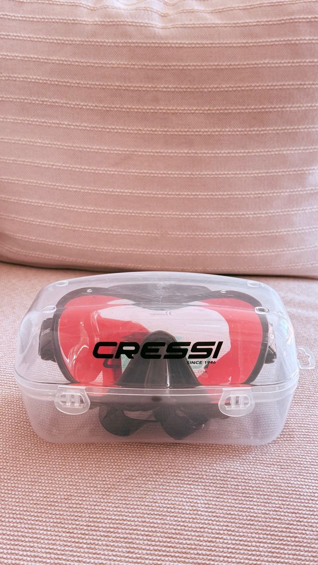 Gafas profesionales de snorkel y buceo Cressi !!!