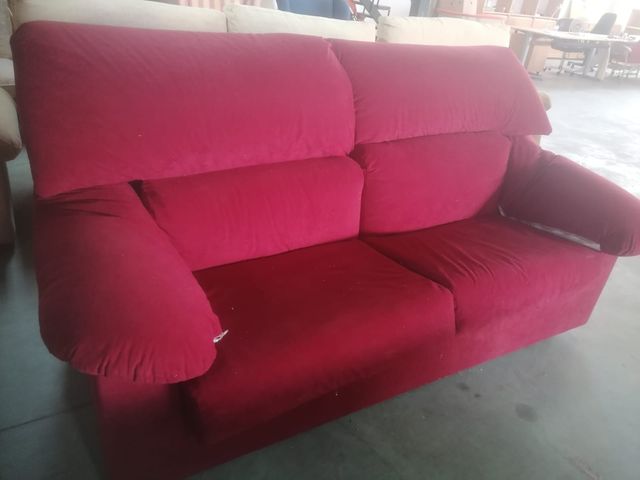 Sofá Cama Rojo Tela