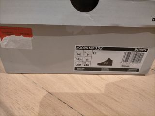 Zapatillas Adidas Hoops 3.0 Talla 39 1/3
