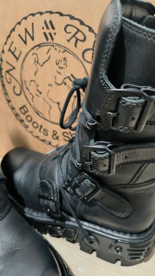 Botas NEW ROCK M.373-S18 ITALI NEGRO.