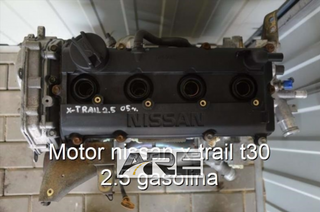 Motor nissan x-trail t30 2.5 gasolina.