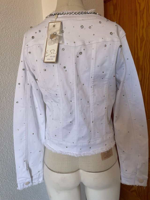 Chaqueta Yes Zee Blanca Talla M