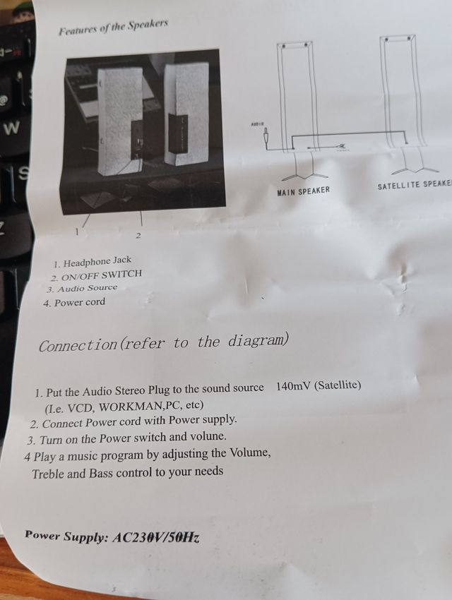 Altavoces Stey 300W PMPO