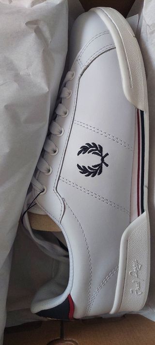 Scarpe uomo Fred Perry bianche
