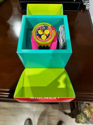 Orologio cronografo Swatch Neon