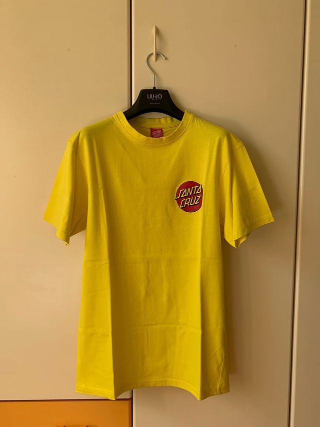 T-shirt Santa Cruz gialla