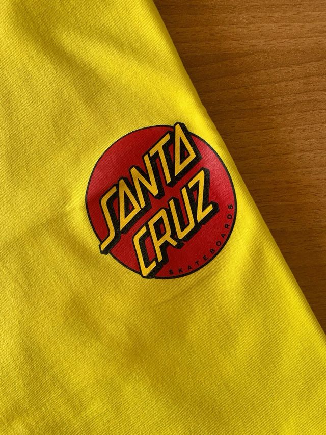 T-shirt Santa Cruz gialla