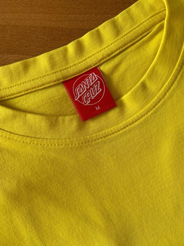 T-shirt Santa Cruz gialla