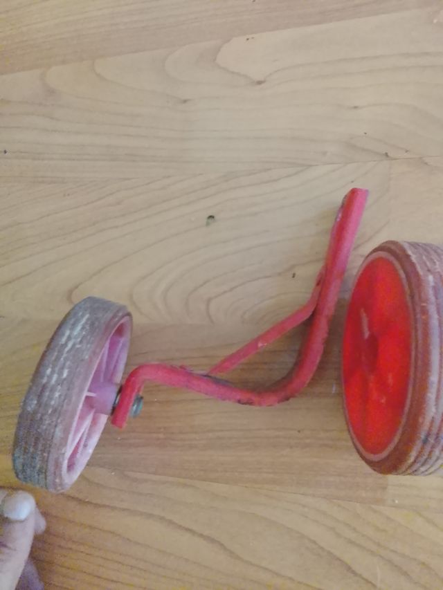 Ruedines Bicicleta Niños Rojo