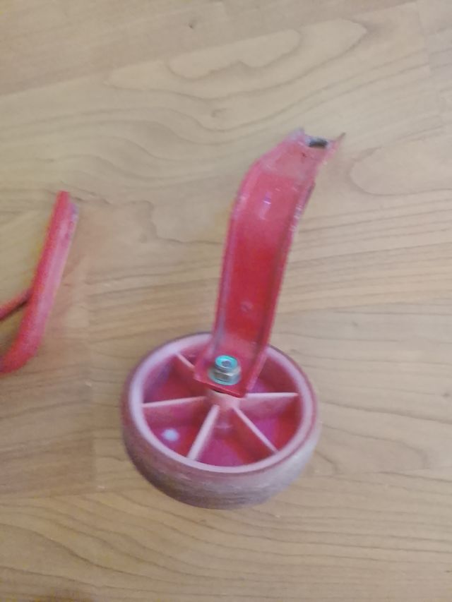 Ruedines Bicicleta Niños Rojo