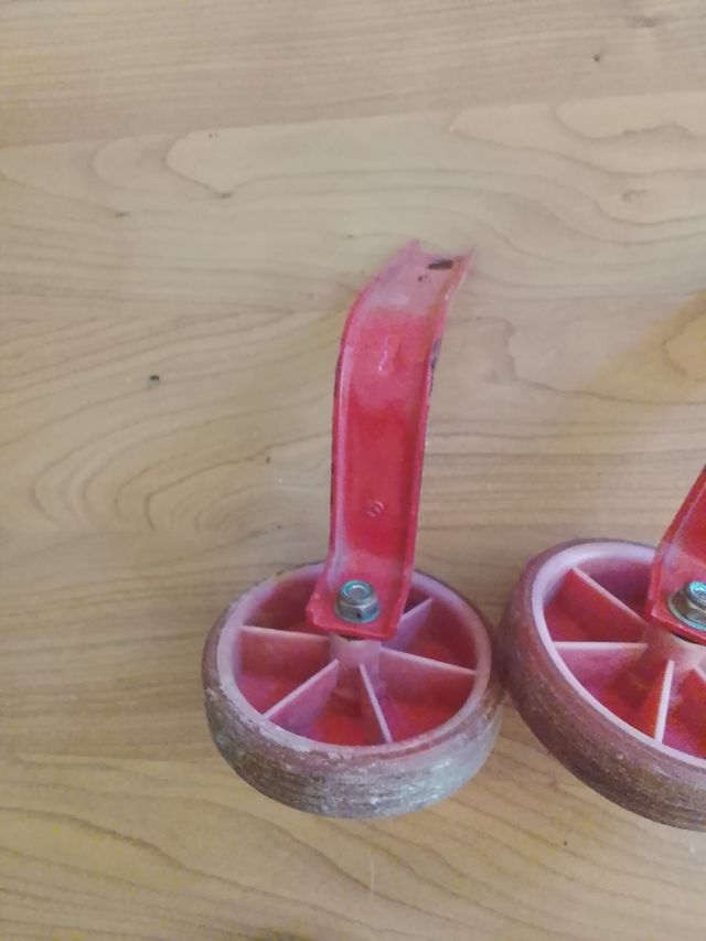 Ruedines Bicicleta Niños Rojo