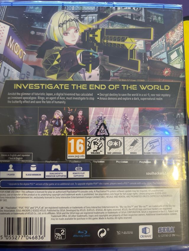 Soul Hackers 2 PS4 (PlayStation 4)