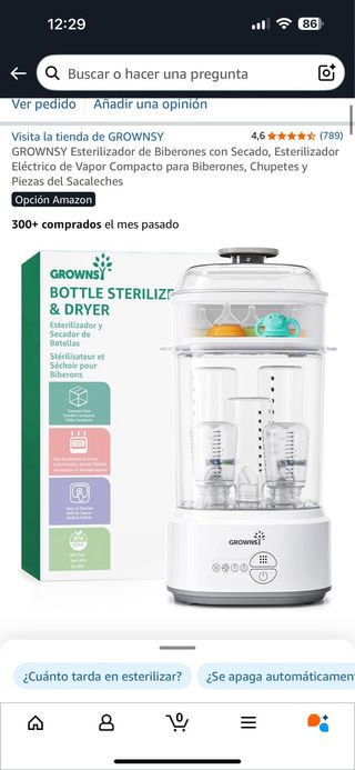 Esterilizador y Secador de Biberones GROWNS