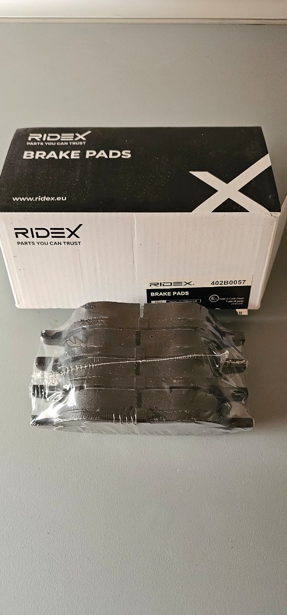 Pastillas delanteras de freno Peugeot RIDEX 402B00