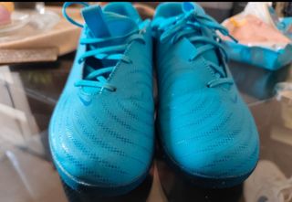 Zapatillas Nike Fútbol Niño Azul