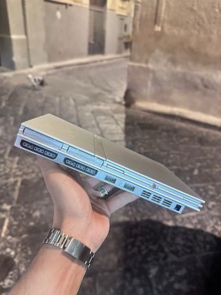 Ps2 Slim Grigia Completa Cavo SCPH70004