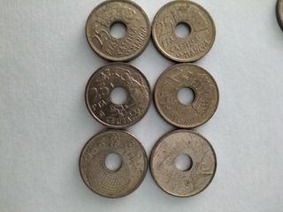 Monedas 25 Pesetas Juan Carlos I