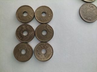 Monedas 25 Pesetas Juan Carlos I