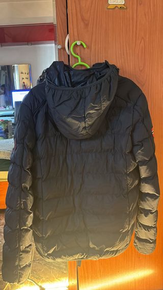 Parka Geographical Norway Negra con Capucha