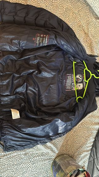 Parka Geographical Norway Negra con Capucha
