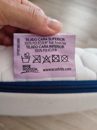 Colchón Minicuna Hexagonal Blanco