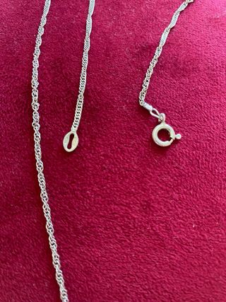 Collana Argento 925 70cm Nuova Esposizione