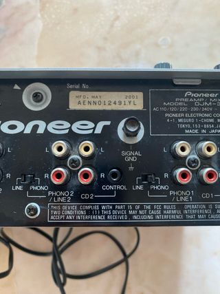 Mesa de mezclas Pioneer DJM-300-S Plata
